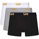 Lee Calzoncillos Hombre Boxer Algod&oacute;n | Pack Boxer Hombre, Underwear Men C&oacute;modo y Transpirable | Boxers Masculino con Cintura