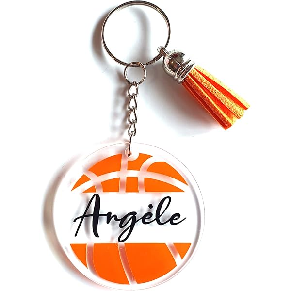 Porte-clé Chaussure De Basketball - Miniature En Alliage Et Caoutchouc - Pour Fans De Sport, Enfants - Cadeau Original Amateur Basketball