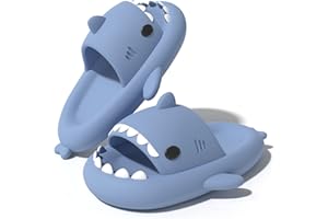 NIBESSER Ciabatte Estive Adulto Bambino Ciabatte Squalo Comode da Mare Spiaggia Bagno Piscina Pantofole Suola Ispessita Antiscivolo Originali Carine per Casa Sandali A Punta Aperta