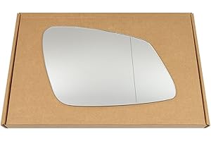 Less4spares Wing Mirror Glass Right Compatible with BMW 1 Series 2011-2019 STICK-ON Driver Off Side with Blind Spot