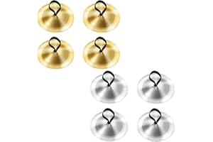 WUMUZAI 8Pcs Finger Cymbals for Belly Dance, 2.1 Inch Mini Hand Cymbals Musical Instrument Symbol, Brass Iron Finger Dancing Finger Zills for Adults Dancer Evening Party, Gold & Silver