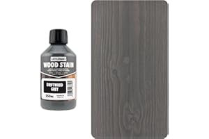 Littlefair's Tinte para Madera 250ml - Acabado Premium, Fácil de Usar y Limpiar Tinte Madera - Basado en Agua, Seguro y Ecológico - Disponible en Muchos Colores - Color: Madera flotante gris