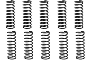MACHSWON Compression Spring for Home, Machinery, Industrial, Screen Doors, Lawn Mowers, Spring Steel Compressed Spring 18mm OD 1.2mm Wire Size 50mm Free Length, 10pcs