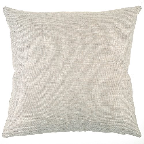 Weihnachten Sofa Deko Leinen Kissenhülle Zierkissenbezug Geschenkidee, Tiere Muster, Grundfarbe Beige (Fuchs) - 2