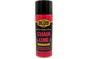 BLUB Chain Lube Spray 450ml | Spray Catena Bici, Olio Spray Lubrificante con Teflon Liquido | Grasso PTFE, Grasso al Teflon MTB, BMX y Bici Corsa | Lubricante PTFE Spray | Teflon Spray