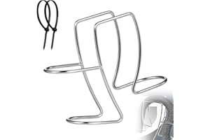 CUNQN Haltebogen Ablaufschlauch Waschmaschinen Ablaufschlauchn Bügel 304 Edelstahl Schlauchhalter Ablaufschlauchhalter für Ablaufschlauch Waschmaschine Geschirrspüler