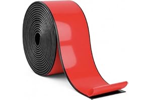 HXXWEUS Bandes de Caoutchouc Adhésives, (50mm x 2mm x 3m) Tapis en caoutchouces Néoprène Plaque en Caoutchouces, Bandes de Caoutchouc Solides, Ruban D'étanchéité en caoutchouces