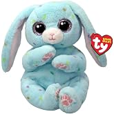 TY Beanie Boos Skippy Mavi Tavşan Peluş Oyuncak 20 Cm B&uuml;y&uuml;k G&ouml;zl&uuml; Yumuşak Koleksiyon &Uuml;r&uuml;n&uuml;
