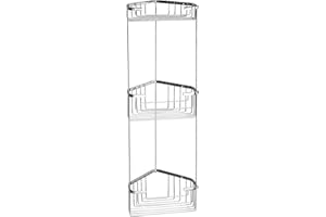 Gedy - TAGÈRE ANGLE FIL DOUCHE H61.5CM CHROMÉ - Gedy - G-24841300900