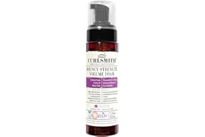 Curlsmith - Bouncy Strength Volume Foam, Styling Foam for Curly & Wavy Hair, Light Hold (222ml)