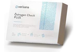 Verisana Östrogen Check Plus – Hormonspeicheltest auf Östrogene (Östradiol, Östriol, Östron) & Progesteron – Östrogenmangel feststellen – Wechseljahresbeschwerden