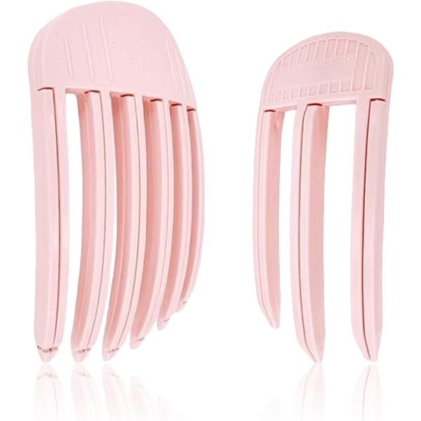 NICECONE Windform-Kamm-Set – 2-teilig, Für Volumen & Flauschigen Pony, Spurlose Haarclips