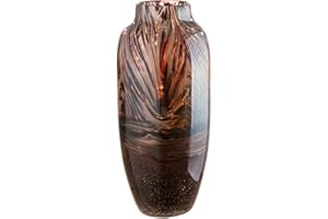 GILDE GLAS ART Gilde Glasart Vase Alessia Wazony dekoracyjne, Wielobarwny, Wyjątkowy