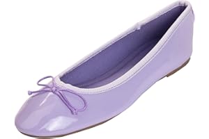 Feversole Women's Macaroon Colorful Memory Foam Cushion Patent Ballet Flat,Mémoire coloré Macaron Coussin en Mousse de Femmes Ballerine de Brevets Plat