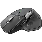 Logitech MX Master 4 Dokunsal Geri Bildirim &Ouml;zellikli Kablosuz Mouse, Bluetooth, Ultra Hızlı Kaydırma, &Ccedil;oklu Cihaz &Ouml;zelliği, 