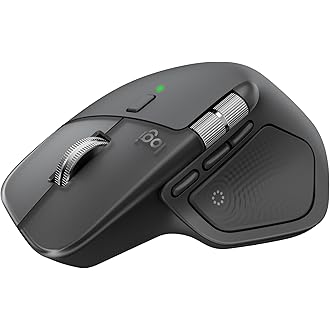 Logitech MX Master 4, Ergonomic Wireless Mouse with Advanced Performance Haptic Feedback, Ultra-Fast Scrolling, USB-C Charging, Bluetooth, Windows, Ma