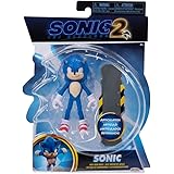 Sonic the Hedgehog 2 The Movie Action figure articolato, da 10 cm, da collezione (Sonic)