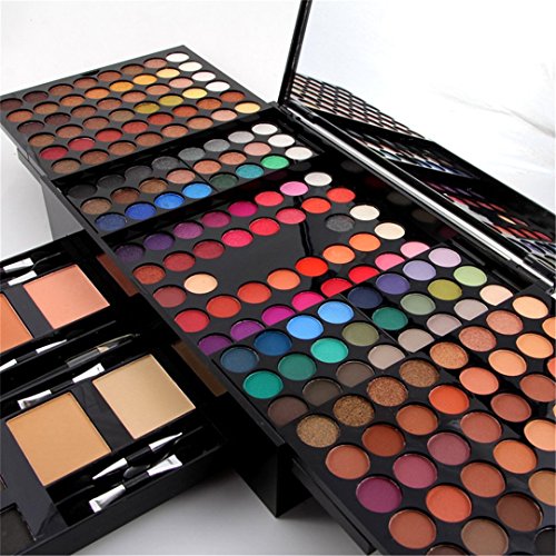 FantasyDay® Professionelle 180 Farben Lidschatten Palette Makeup Kit mit Lipgloss Concealer und Rouge – Ideal für Sowohl den Professionellen als auch Persönlichen Gebrauch - 3
