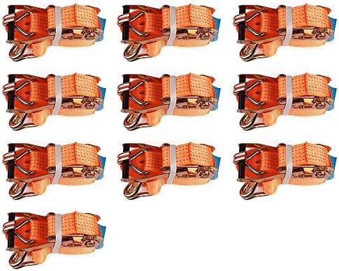 10 x Lashing Strap Tension Belt Ratchet Strap 8 m x Tie Down Straps 5T LKW CE TUV EN12195-2