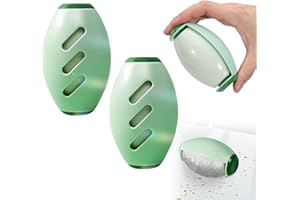 BAILTOUK 2 Pièces Rouleau Anti-Peluches Réutilisable, Rouleau Adhésif Lavable, Rouleau à Peluches pour Poils d'animaux Enlever Peluche Vetement Anti Peluche pour Vêtements, Lit, Tapis (Vert)