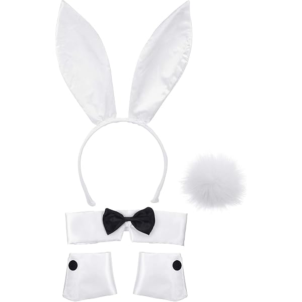 WILLBOND Lot De 6 Bandeaux Oreilles De Lapin Mignons En Peluche - Parfait Pour Cosplay, Halloween, Noël & Fêtes