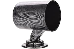 Mintice 2" 52mm Universal Carbon Fiber Single Hole Dashboard Cup Holder Meter