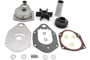 ghtmarrine Kit de reparación de Bomba de Agua 46-812966A12 2/4 Tiempos fueraborda - para Mercury y Mariner 30 HP - 60 HP