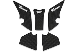 JAYWIS Motorrad-Zubehör, rutschfeste seitliche Kraftstofftank-Aufkleber, wasserdichte Pad-Aufkleber für Yamaha Tenere 700 Rally T700 XTZ 690 T 700 Kratzer auf den Tankpads (Farbe : A)