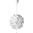 Ikea Ramsele 16 Watts Geometric Pendant Lamp- White, 43 cm
