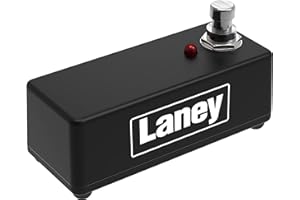 Laney FS1-MINI foot switch - Single Switch Mini Pedal - LED Status Light - With Removable Lead