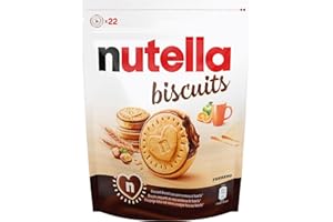 ‎NUTELLA Ferrero nutella biscuits – Knuspriger Keks mit einem cremigen Herz aus nutella – 1 x 304 g Packung