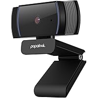 papalook HD 1080P Webcam AF925 mit Autofokus, Vollständigem 360-Grad-Schwenkradius, Geräuschreduzierung-Mikrofone…