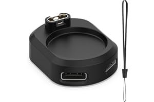 VANCLE Charger Dock for Garmin Forerunner 45/45s/55/245/265/745/935/945, USB Replacement Fast Charging Stand for Garmin Watch (only dock)