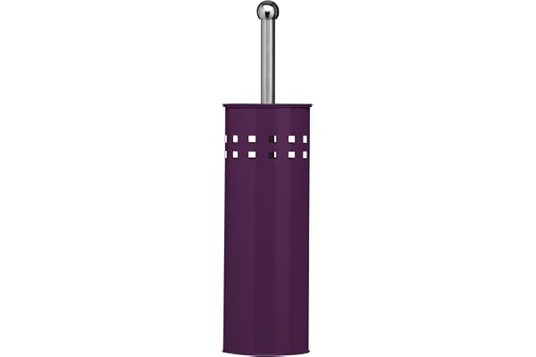 Premier Housewares 1601378 Brosse WC Dessin Carré Pourpre