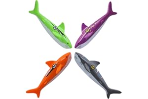 VReder Dive Sticks Pool Toys, Dive Rings Sticks Diving Torpedo for Swimming Underwater Pool Training Diving Game Training Swimming Fun Toys Gift for Kids (Torpedo Shark Shape)