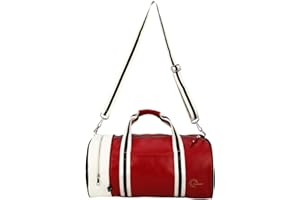 Quanjie Sac de Sport Imperméable PU Cuir Sacs de Voyage de Weekend Mini Gym Travel Duffel Bag pour Femmes et Hommes avec Compartiment à Chaussures Séparé