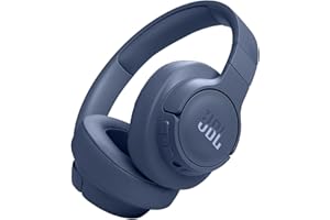 JBL Tune 770 NC – Kabellose Over-Ear-Kopfhörer mit adaptivem Noise-Cancelling und faltbarem Design – Bis zu 70 Stunden Akkulaufzeit mit Schnellladefunktion – Blau