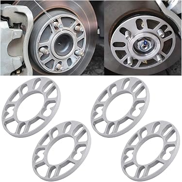 Élargisseurs De Voie (entretoises) 4 Pièces - Aluminium, épaisseur 10 Mm - Compatibles 4x100, 5x100, 5x112, Etc. - Pour Améliorer La Stabilité - 4