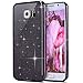 Produktbild EMAXELERS Galaxy Note 5 Hülle Glitzer,Galaxy Note 5 Hülle Mädchen,Galaxy Note 5 Hülle Transparent Soft Silikon Case,Für Samsung Galaxy Note 5 Hülle Glitzer Silikonn,Galaxy Note 5 Hülle Crystal,Galaxy Note 5 Hülle Blumen,Galaxy Note 5 Hülle Diamant Bling Sparkly Silikon Silicone 3D Transparent Weich TPU Bumper Handytasche Hülle Schale Etui Tasche Case Cover Haut Schale für Samsung Galaxy Note 5,Black TPU