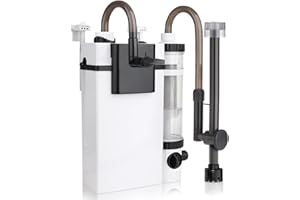 Hygger Hang On Back Filter,Silencioso Filtro Externo para Tanque de Peces,500L/H 6W Filtro de Acuario con Colector de Desechos de Peces,Ajustable Fish Tank Filter up to 120L Tanks