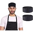 uniformer Chef Caps & Chef Hats Adjustable Kitchen Cooking Caps with Breathable Mesh Top