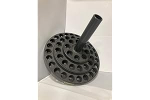 EXPO CLIPPER 1 PIATTO GIREVOLE ESPOSITORE CLIPPER ORIGINALE EXPO PER ACCENDINI GRANDI 48 POSTI (LARGE, BLACK)