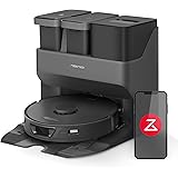 roborock S7 Max Ultra Robot Aspirapolvere con Base Autosvuotante/Autolavante/Autoasciugante/Autorigenerante/Autopulente (5500