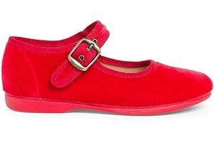 Pisamonas Merceditas Niña Terciopelo Hebilla