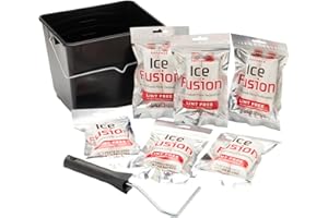 ProDec Advance 15 pc Ice Fusion Mini Paint Roller Set, 12x Rollers, Frame & 5 LTR Scuttle - Ultra-Smooth Finish with Emulsion & Satin Paints on Interior Walls,Ceilings,Wood,Metal, 4" Paint Roller Set