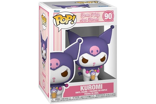 Funko POP! Sanrio: HK - Kuromi - Hello Kitty - Samlarobjekt Vinylfigur - Presentidé - Officiell Merchandise - Leksaker för Barn & Vuxna - Fans av tecknade serier