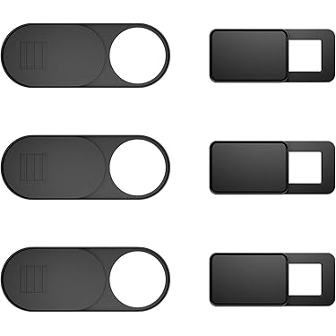 CloudValley Webcamhoes, duurzame metalen 0 inch ultradunne weblaptop privacycamera-hoezen voor MacBook Air Pro, iPad PC, iPhone Pad Smartphones, Flip Computeraccessoires, 2-pack zilver