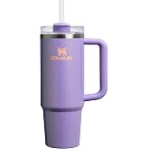Stanley Quencher Pipetli Termos Bardak, 0.89 Litre, Parlak Lila (Periwinkle Shimmer)