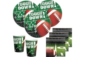 American Football Superbowl 48 Teile Party Deko Set 16 Personen