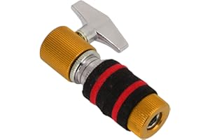 LUQEEG Standard Hi Hat Clutch, Metal Standard Jazz Drum Clutch, Hi Hat Cymbal Clutch Cymbal Jazz Drum Parts Accessories Durable Exquisite Percussion Instrument Parts Replacement for Hi Hat Cymbal(Yellow)